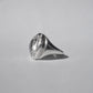 Vulva ring silver