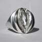 Vulva ring silver