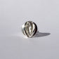 Vulva ring silver